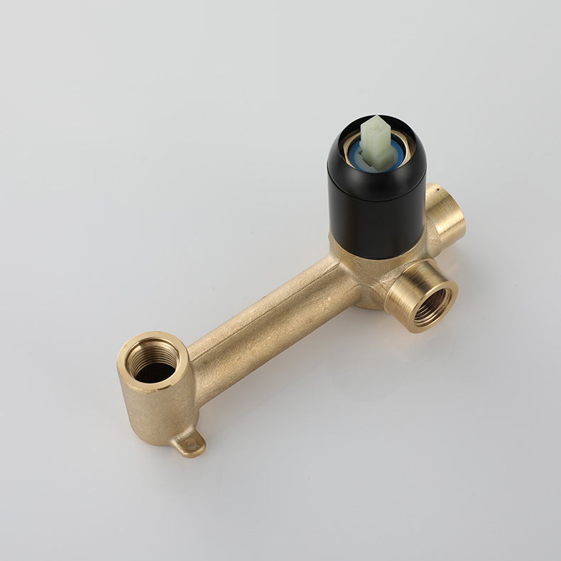 Wall-Mounted Industrial Bathroom Faucet with 2-Hole Swivel Spout