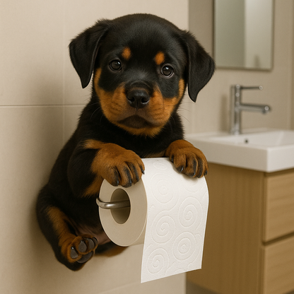 PawRoll – The Cutest Companion for Your Bathroom!