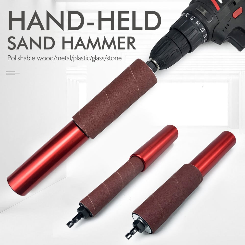 Universal Sanding Adapter for Rotary Tools | Includes 10 Sanding Sleeves