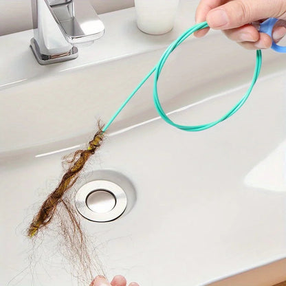 Flexible Pipe Cleaning Spiral Tool | Nylon-Coated Drain Cleaner