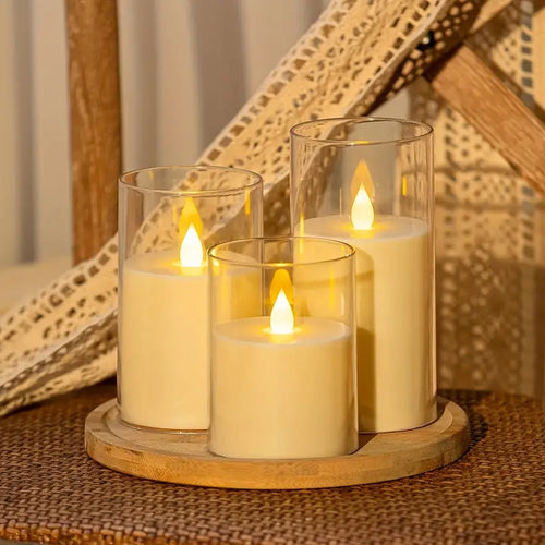 LED Candle Set for Creating a Safe and Cozy Atmosphere
