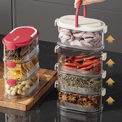 Spice Organizer for Fresh Aromas at the Touch of a Button