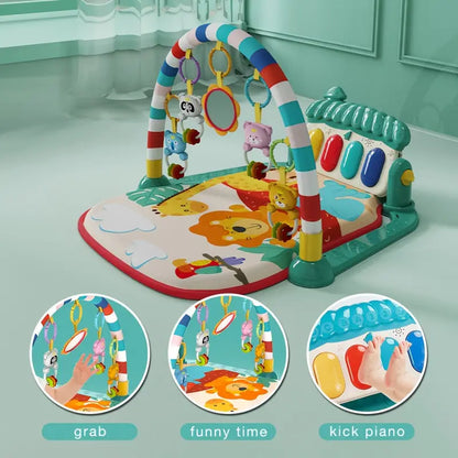 Musical Activity Play Mat with Piano for Gymnastics