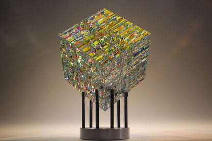 Chroma Cube Art Ornaments – Fantasy Magic Decorative Accents