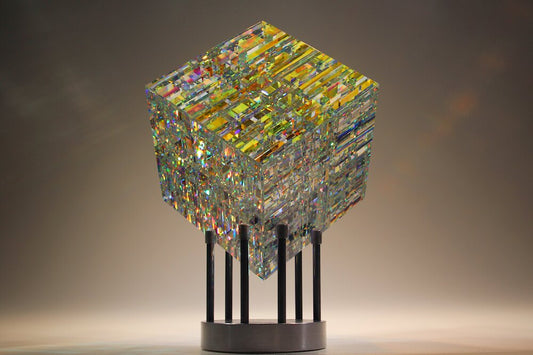 Chroma Cube Art Ornaments – Fantasy Magic Decorative Accents