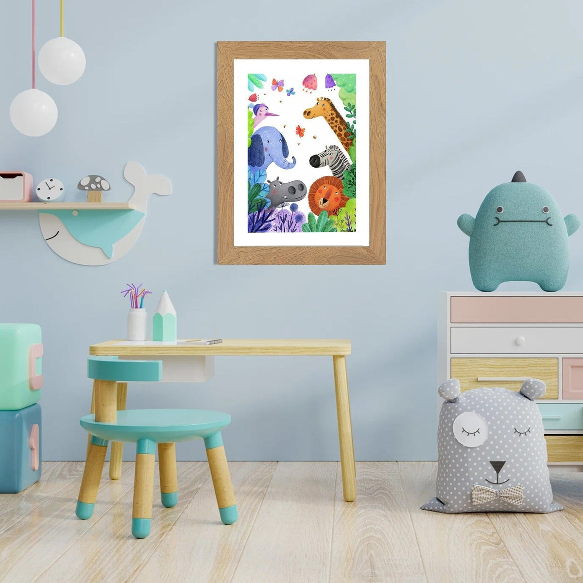 Creative Kids Art Display Frame | Flip-Open Design, Holds 150 Pieces | A4 Size Compatible | MDF & Tempered Glass