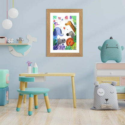 Creative Kids Art Display Frame | Flip-Open Design, Holds 150 Pieces | A4 Size Compatible | MDF & Tempered Glass