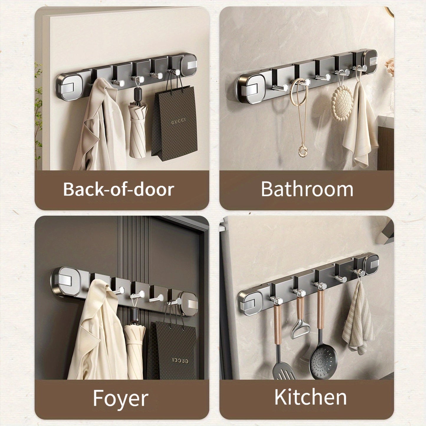 Free Bonus: Wall-Mounted Storage Solution that Instantly Organizes Without Damage