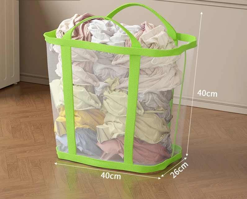 Collapsible Laundry Basket in Air Nylon