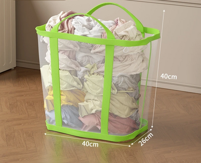 Collapsible Laundry Basket in Air Nylon