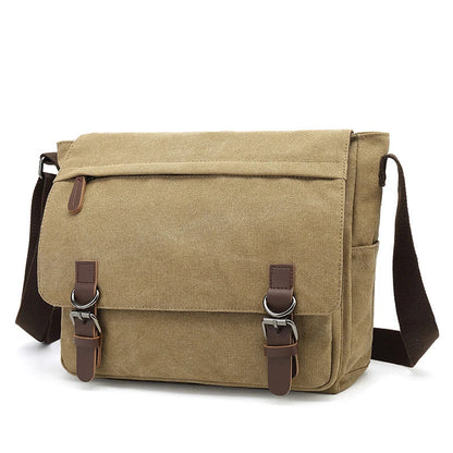 Stylish Canvas Shoulder Bag for On-the-Go Organization