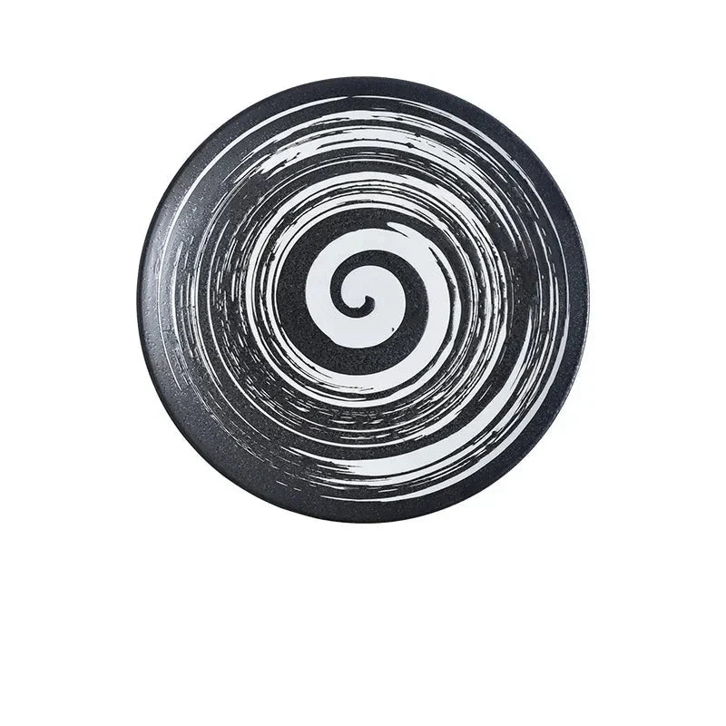 Elegant Ceramic Serving Dish in Vintage Japanese Design