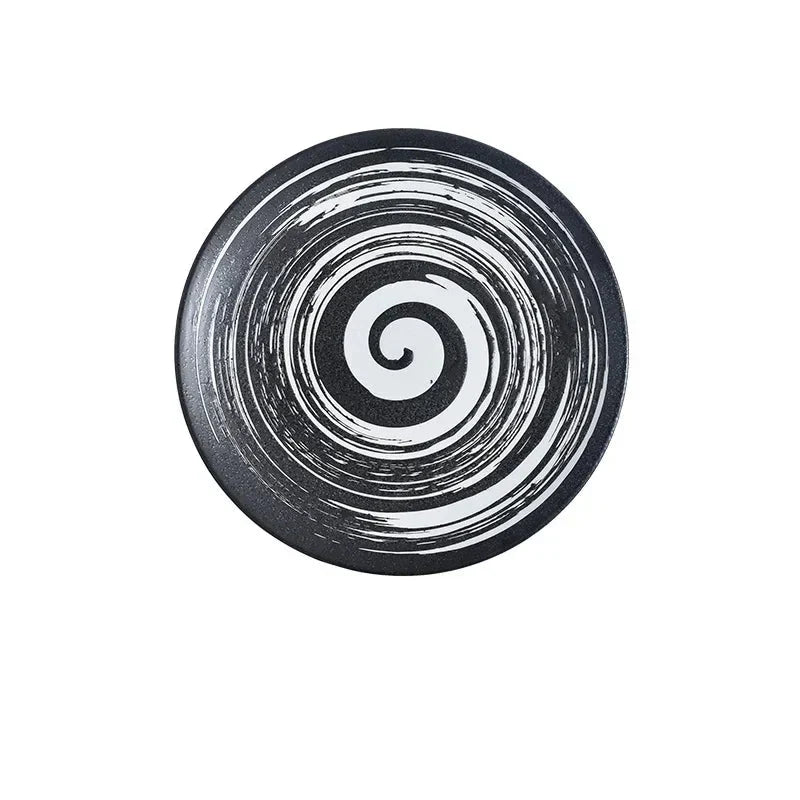 Elegant Ceramic Serving Dish in Vintage Japanese Design
