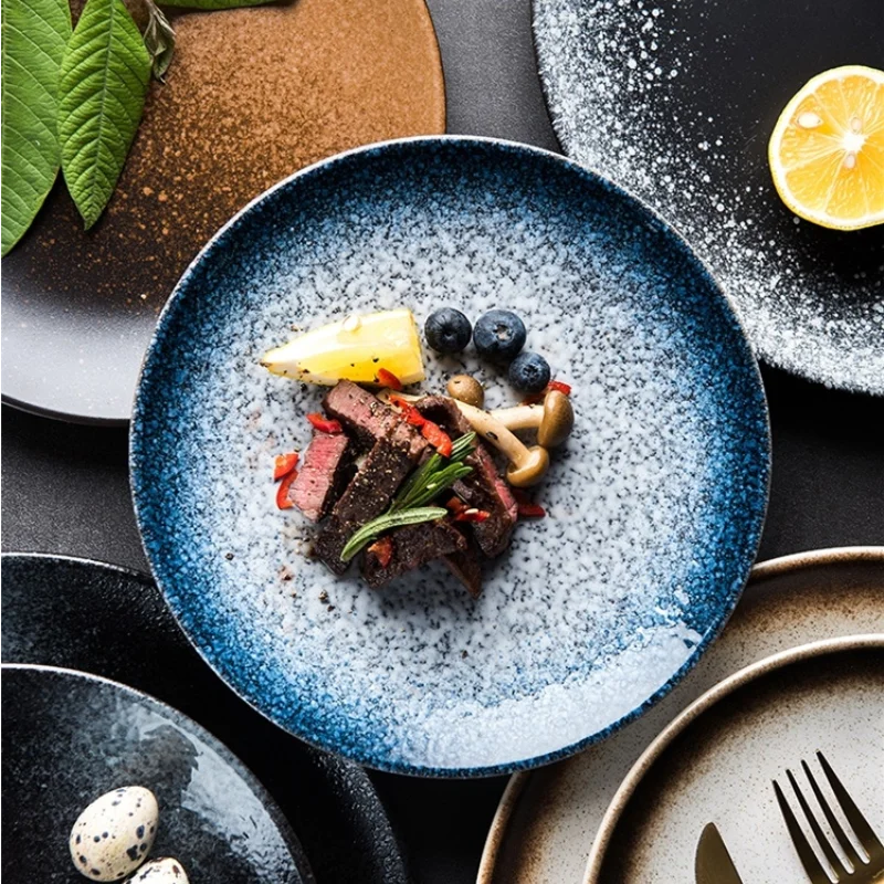 Elegant 6/8/10-Inch Ceramic Serving Plates - Timeless Design