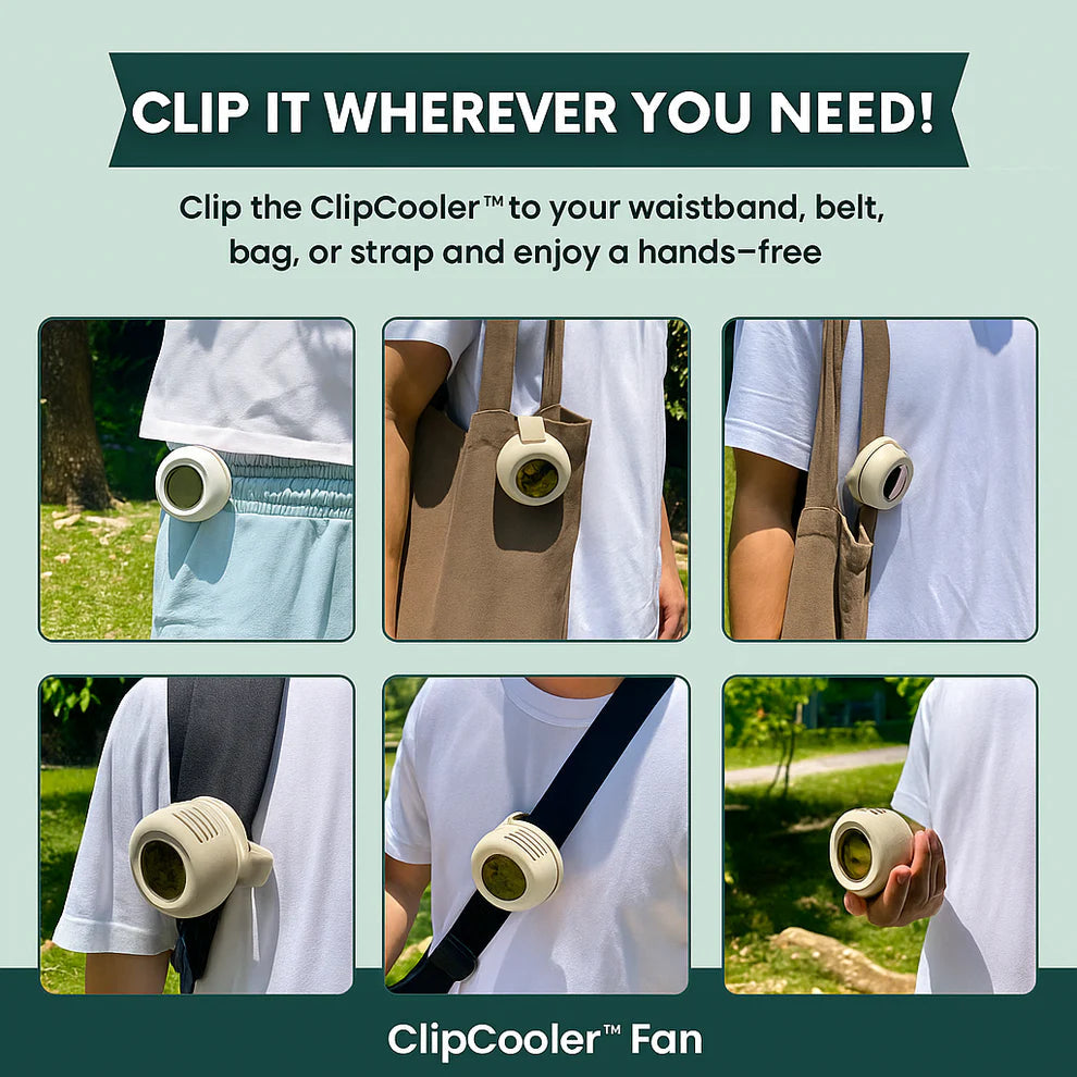 Hands-Free Adjustable Airflow – Stay Cool Anywhere