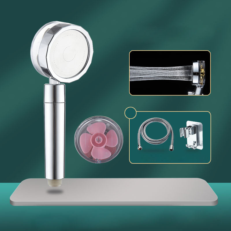 Water-Saving Handheld Shower Head in Silver - Wall Mount Design