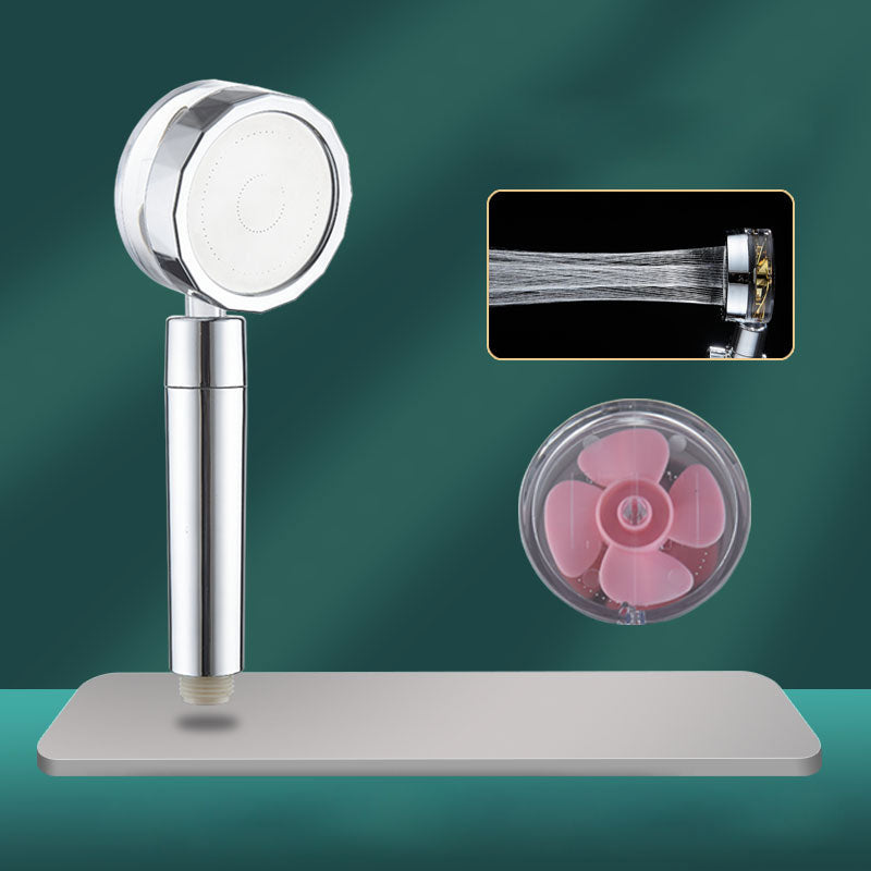 Water-Saving Handheld Shower Head in Silver - Wall Mount Design