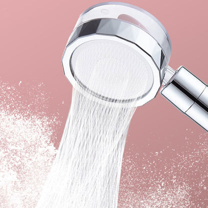 Water-Saving Handheld Shower Head in Silver - Wall Mount Design