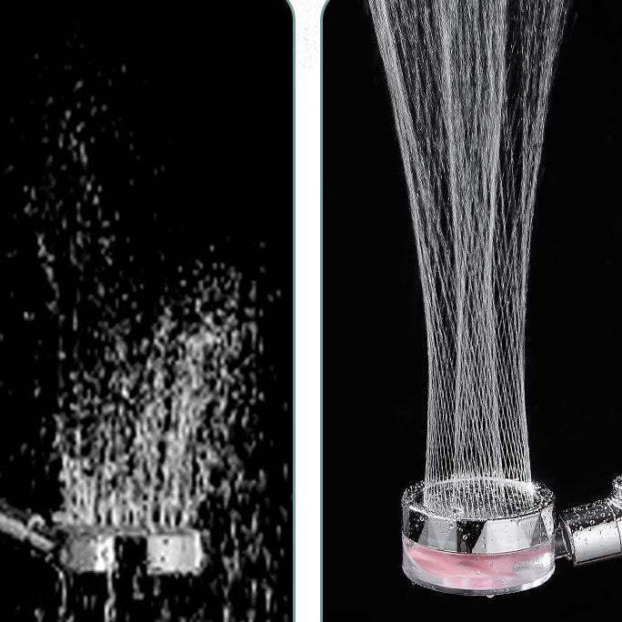 Water-Saving Handheld Shower Head in Silver - Wall Mount Design