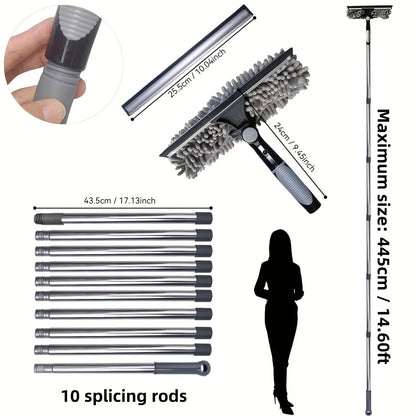 High Window Cleaner Tool – Safely Clean Without a Ladder