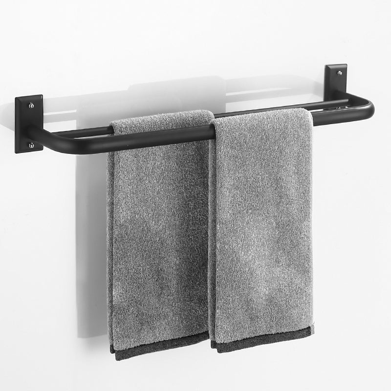 Modern Matte Black Bathroom Accessory Set – Individual or Set Options