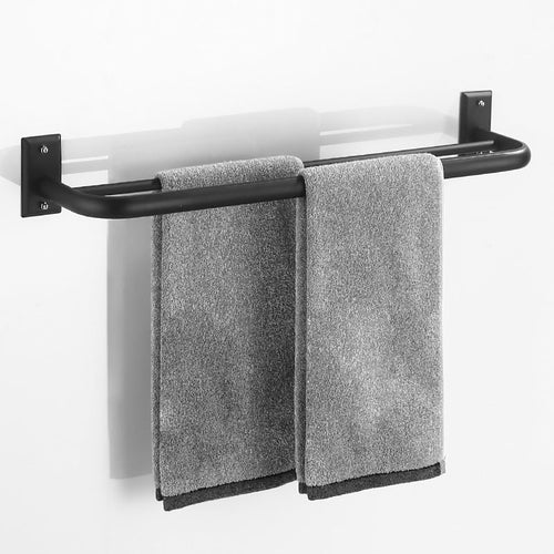 Modern Matte Black Bathroom Accessory Set – Individual or Set Options