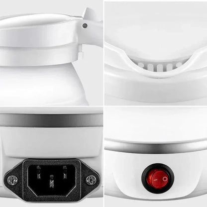 Compact Travel Kettle | 0.6L Folding Electric Water Boiler with Temperature Control