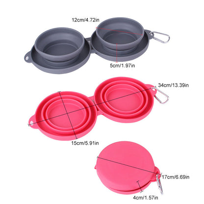 Travel Bowl for Food and Water – Compact Pet Dish