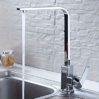 Rotating Kitchen Tap with Hot and Cold Water Functionality