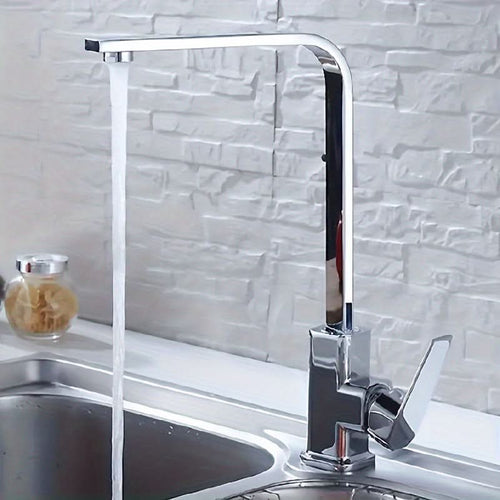 Rotating Kitchen Tap with Hot and Cold Water Functionality