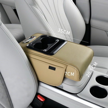 Comfortable Car Seat Organizer and Charger for Long Trips