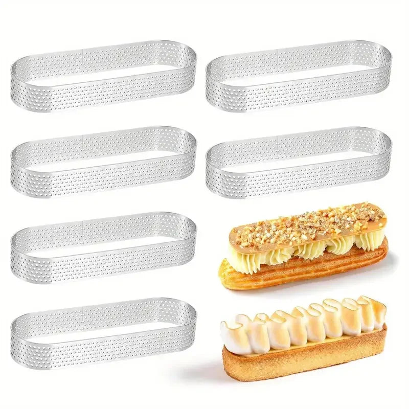 Stainless Steel Oval Tart Molds Set – Perfect Pastry Tools
