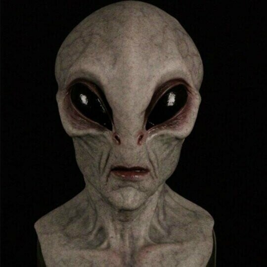 Realistic Halloween Costume Accessory - Alien Mask