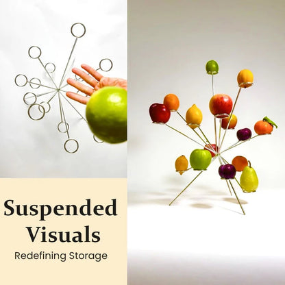 Transform Your Kitchen with Stunning Floating Fruit Displays