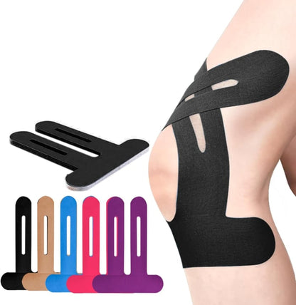 Pre-Cut Support Strips for Knee Relief | 150% Stretch & Non-Slip