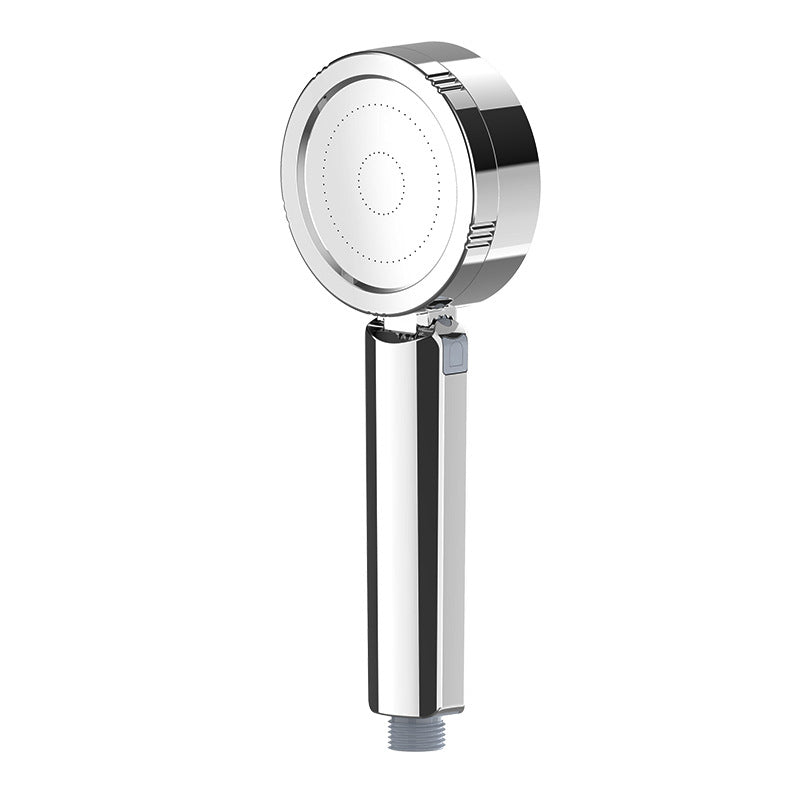 Adjustable Flow Round Showerhead – Compact and Water-Saving Design