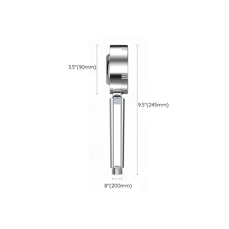 Adjustable Flow Round Showerhead – Compact and Water-Saving Design