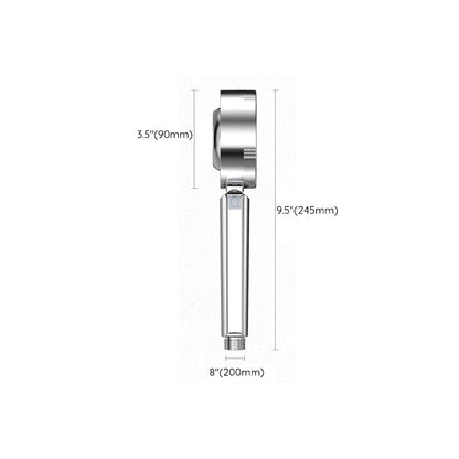 Adjustable Flow Round Showerhead – Compact and Water-Saving Design