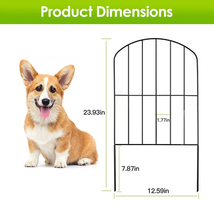 Stylish Fence for Immediate Protection of Plants and Pets