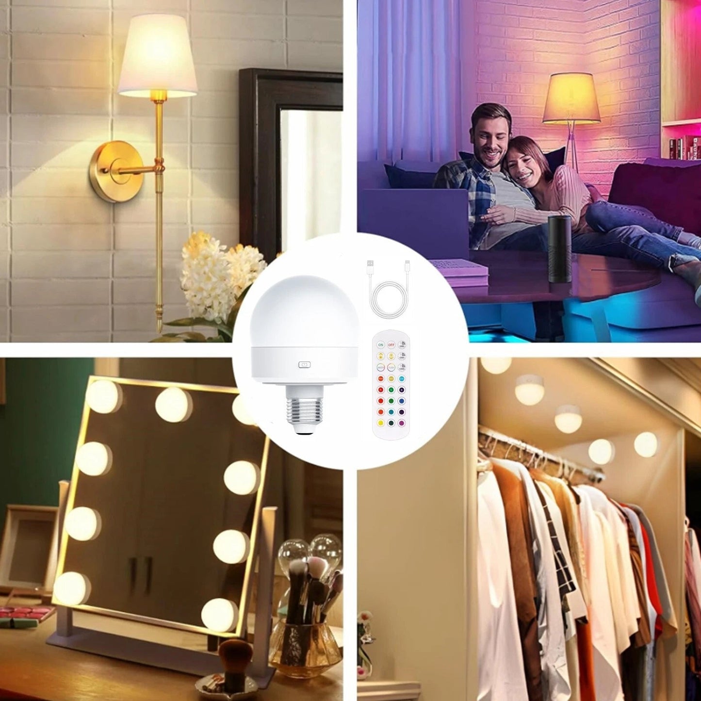 Get 1 Free | Brighten Any Space Instantly with 15 Color Options