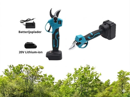 20V Cordless Pruning Shears | Brushless Motor & 3 cm Cutting Capacity
