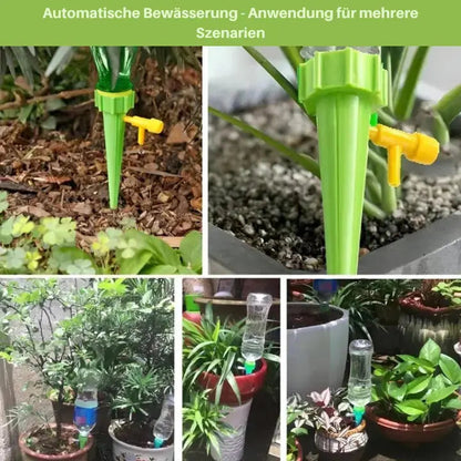 Automatic Plant Watering System | Adjustable Drip Irrigator for Indoor & Outdoor Use