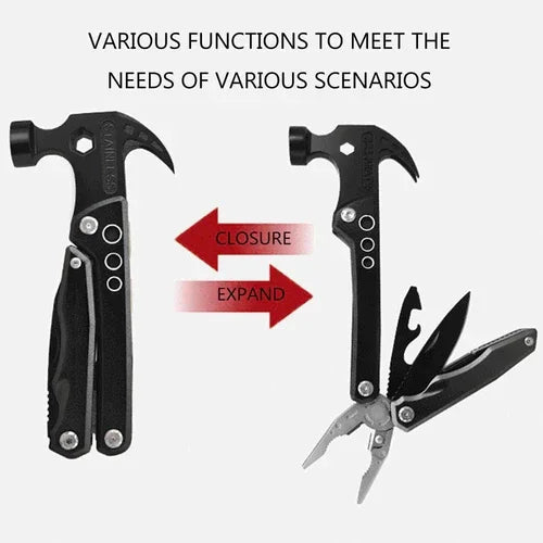 All-in-One Stainless Steel Hammer Tool for Every Adventure