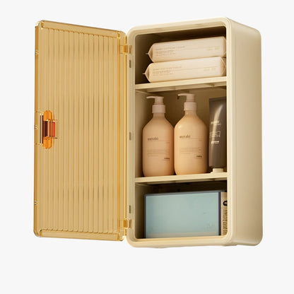 Waterproof Wall Shelf - Smart Storage Solution for Bathroom - Yellow