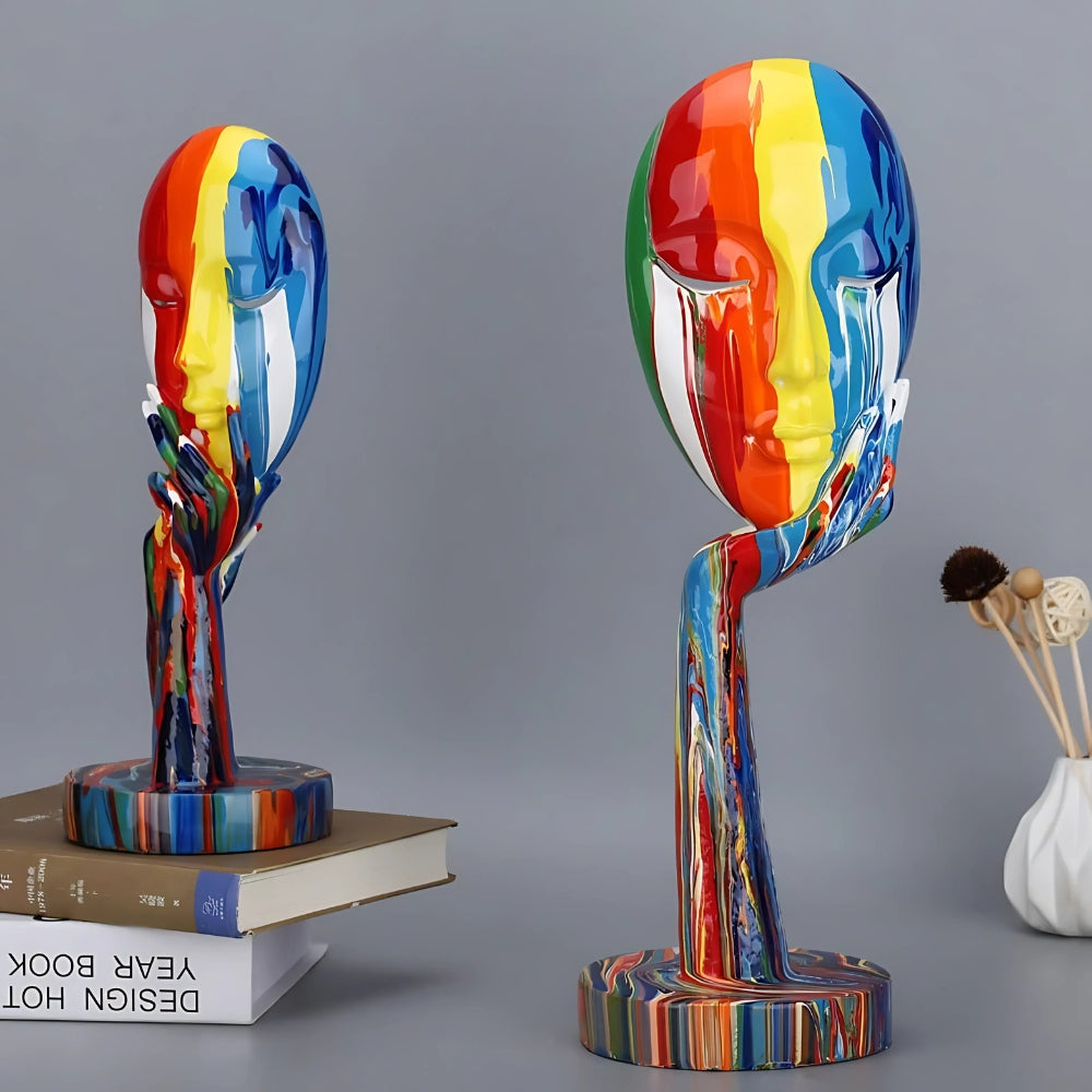 Vibrant Muse Contemporary Art Figurine