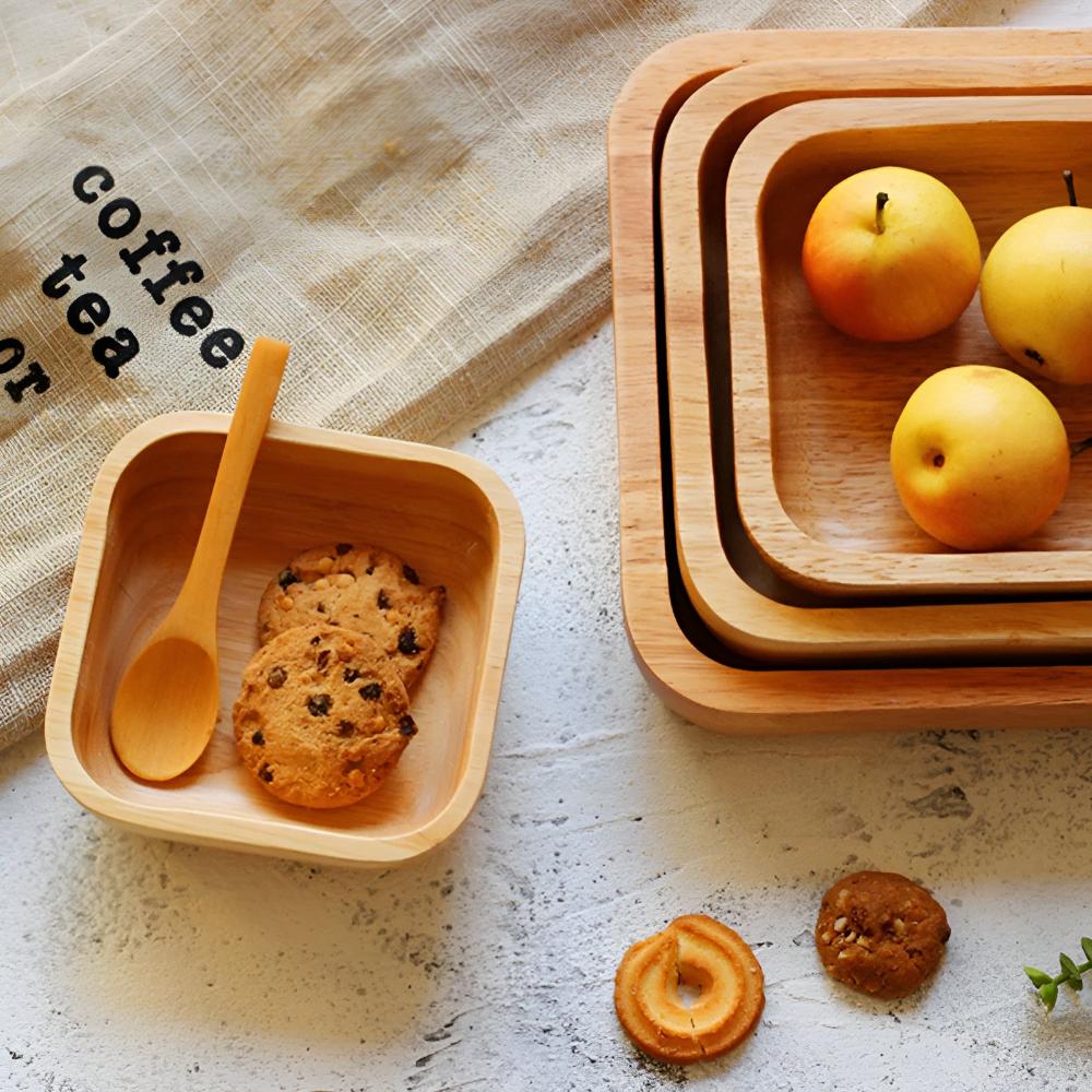 Elegant Eco-Friendly Wooden Serving Bowl