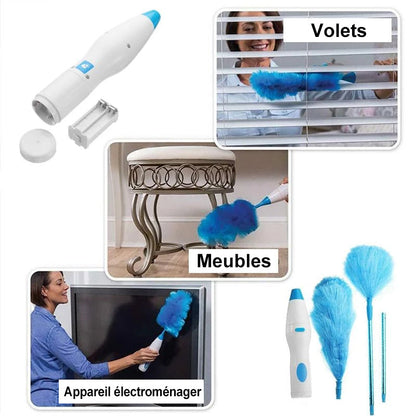 Adjustable Electric Duster with 360° Rotating Head