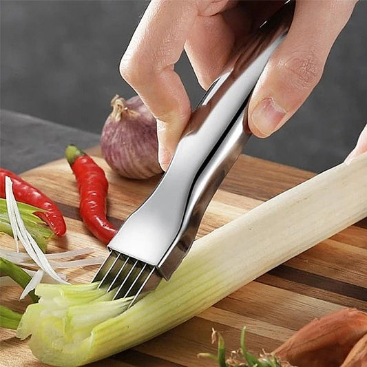 Chopped Spring Onion Knife in Stainless Steel