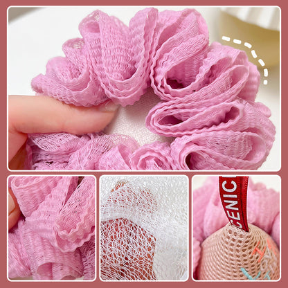 Cute Ice Cream Bath Scrub Towel Ball