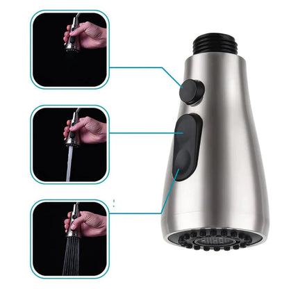 Versatile Faucet Sprayer for Enhanced Water Flow